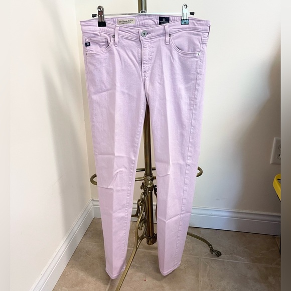 Pretty AG Stevie ankle Jean…soft lilac/pink color! - Picture 4 of 14